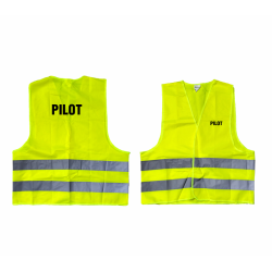 Kamizelka odblaskowa żółta "Pilot".