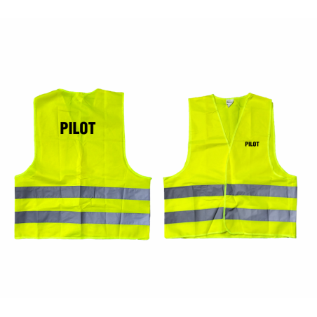 Kamizelka odblaskowa żółta "Pilot".