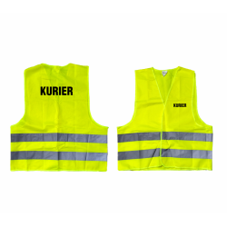 Kamizelka odblaskowa żółta "Kurier".