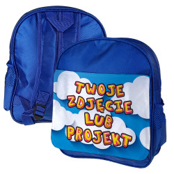 Plecak dla przedszkolaka niebieski- Z Twoim zdjęciem,...