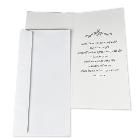 Ręcznie robiona kartka z życzeniami na Ślub- super pamiątka dla Młodej Pary- miłośników zwierzątek.