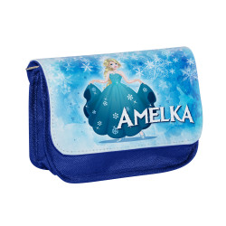 Piórnik personalizowany z imieniem dziecka "Królowa Lodu".