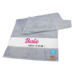 Ręcznik 50 x 100cm dla kobiety- "Barbie want to be me!"-...