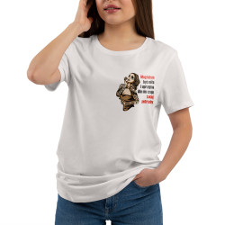 Koszulka damska taliowana "Mogłabym być miła i uprzejma,... 2