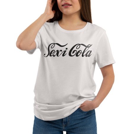 Koszulka damska taliowana "Sexi Cola".