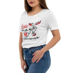 Koszulka damska taliowana z 18 okazji urodzin...