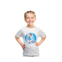 Koszulka dziecięca "Niebieska baletnica"- podaj imię...