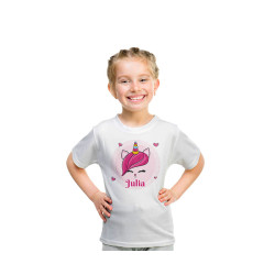 Koszulka dziecięca "Jednorożec Buźka"- podaj imię dziecka.
