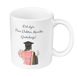 Kubek 330ml kolorowy dla świeżo upieczonej Pani doktor-... 2