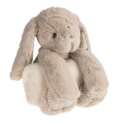 Królik trzymający koc między łapkami z imieniem dziecka-... 2