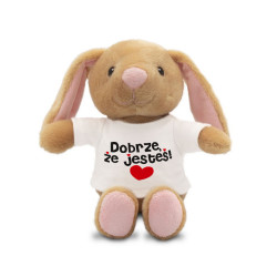 Królik brązowy dla bliskiej Ci osoby- Dobrze, że jesteś-...