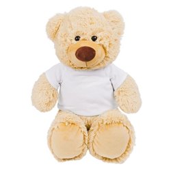 "Best mum ever" - maskotka miś duży - ok. 55-60cm.