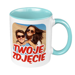 Kubek kolorowy ze zdjęciem, grafiką lub tekstem Klienta-...