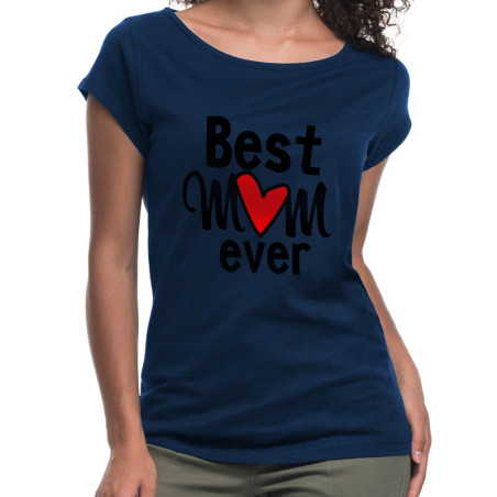 "Best Mom Ever" - koszulka damska  (nietoperz) specjalnie dla mamy - idealna na dzień matki.