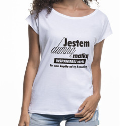Koszulka (nietoperz) damska dla mamy "Jestem dumną matką... 2