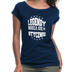 Koszulka "Legendy rodzą się w październiku" - (nietoperz)... 2
