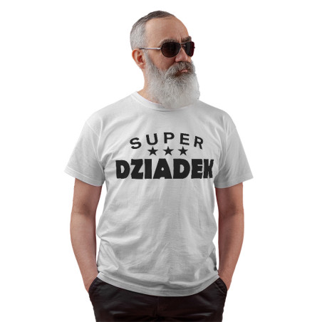 Koszulka dla dziadka z napisem - "Super Dziadek".