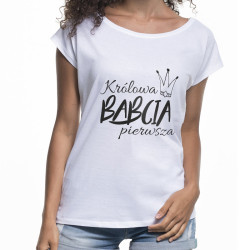 Koszulka (nietoperz) damska specjalnie na dzień babci...