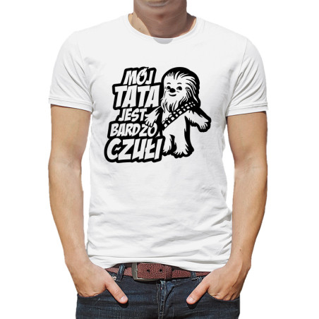 Koszulka dla miłośników Gwiezdnych Wojen - Mój tata jest bardzo czułi.