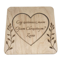 Prośba "Czy zostaniesz moim Ojcem Chrzestnym?" - ze... 2