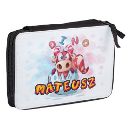 Duży piórnik dwukomorowy dla pierwszoklasisty - Dinozaury... 2