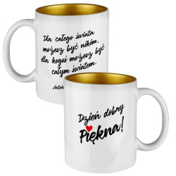Kubek z perłowym środkiem specjalnie dla niej- Dzień...