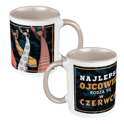 Kubek 330 ml kolorowy na dzień taty - Najlepsi Ojcowie...