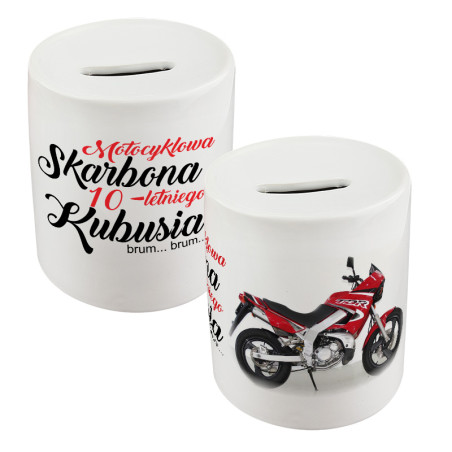 Skarbonka dla Motocyklisty- prezent na urodziny.
