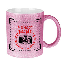 Brokatowy kubek specjalnie dla Fotografa.