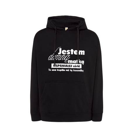 Damska bluza z kapturem dla mamy "Jestem dumną matką... ".