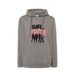 Bluza z kapturem z nadrukiem " Girl gang ". 2