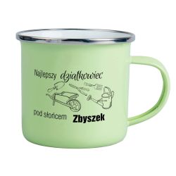 Kubek emaliowany dla działkowca- podaj imię oraz wybierz... 2