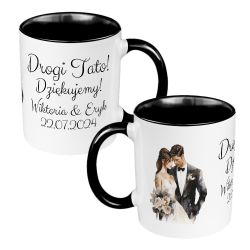 Kubek 330 ml kolorowy dla Taty- podziękowania za pomoc w...