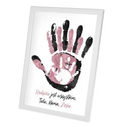 Plakat w ramie lub bez ramy -"Rodzina jest wszystkim"-3...