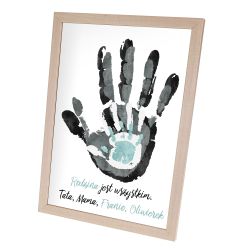 Plakat w ramie lub bez ramy -"Rodzina jest wszystkim"-4...