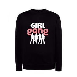 Bluza damska bez kaptura z nadrukiem " Girl Gang".