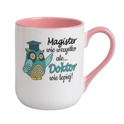 Kubek kawowy duży 330ml z kolorowym uszkiem i wnętrzem- z... 2