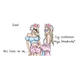 Kubek 330 ml kolorowy specjalnie dla świadkowej - Czy... 2