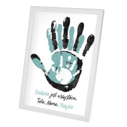 Plakat w ramie lub bez ramy -"Rodzina jest wszystkim"-3... 2