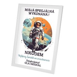Ramka z podziękowaniami dla świadka „Misja Specjalna... 2