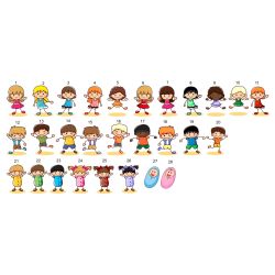 Dwustronna pluszowa poduszka "Gang Babci" - z imionami... 2