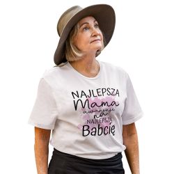 Koszulka damska specjalnie dla mamy z informacją o...