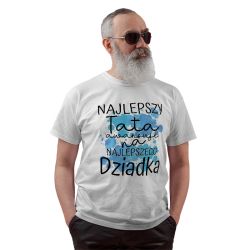 Koszulka dla taty z informacją o ciąży "Najlepszy Tata...