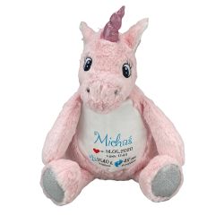 Różowy jednorożec z wyciąganym brzuszkiem oraz z... 2