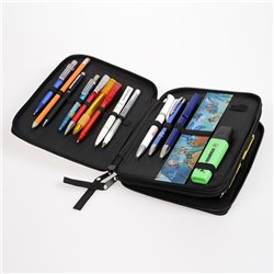 Duży piórnik dwukomorowy dla pierwszoklasisty - Żółta... 2