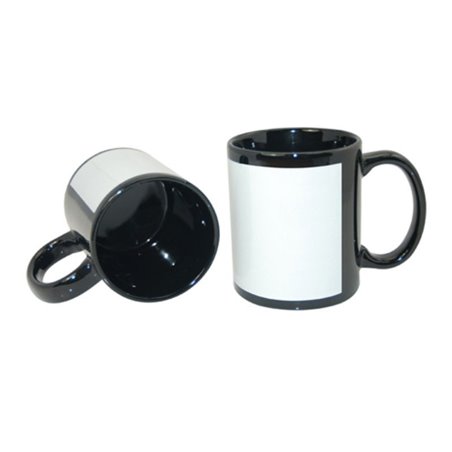 Czarny kubek 330 ml dla strażaka.