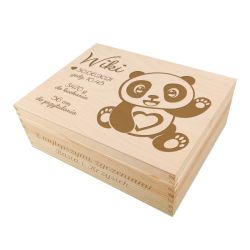 Niezbędnik z okazji narodzin dziecka - "Metryczka z Pandą".