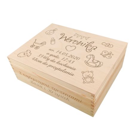 Niezbędnik z okazji narodzin dziecka - "Metryczka".