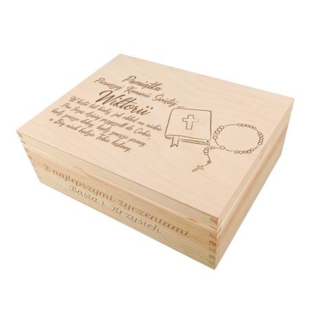 Niezbędnik z okazji Pierwszej Komunii Świętej - "Biblia i Różaniec".