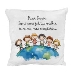 Pluszowa poduszka dla nauczyciela wychowania...